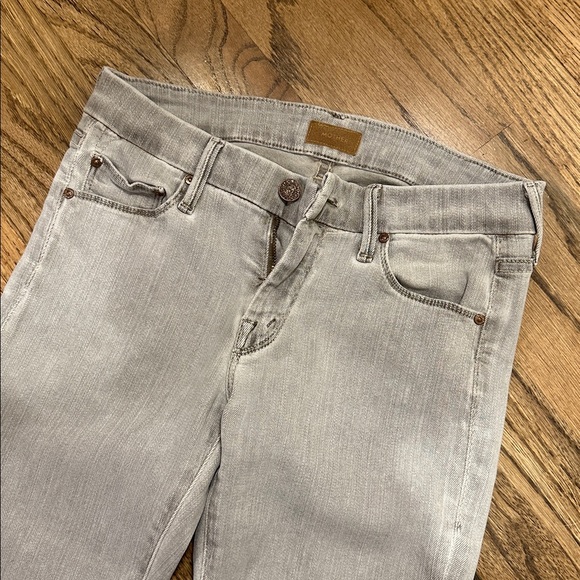 MOTHER the looker pop! Driftwood jeans size 26 skinny jeans w stretch - Picture 8 of 11
